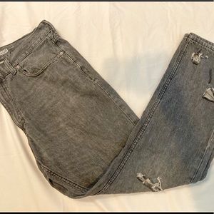 Old navy black ripped jeans